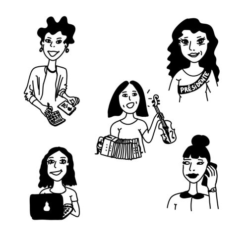 une série de femmes au travail pour la FAMDT